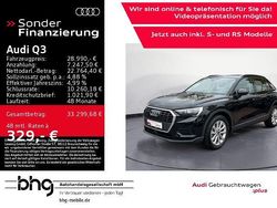 Mythosschwarz metallic Gebraucht 2022 Audi Q3 SUV | 28.990 € (Guter Preis)