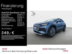 Geysirblau metallic Gebraucht 2022 Audi Q4 e-tron Advanced SUV | 28.890 € (Teuer)