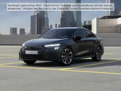 Mythosschwarz metallic/mythoss Gebraucht 2024 Audi S3 Ambiente Limousine | 43.850 € (Fairer Preis)