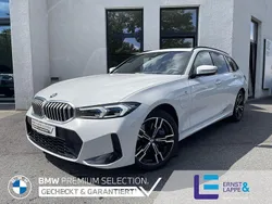 Alpinweiß uni Gebraucht 2024 BMW 330e M Sport Kombi | 49.840 € (Fairer Preis)