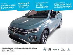 Petroleum blue metallic/schwar Gebraucht 2025 VW T-Roc Cabriolet Goal Cabrio | 33.990 € (Guter Preis)