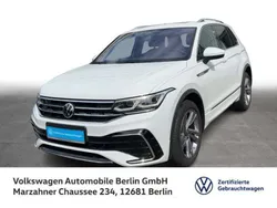 Pure white Gebraucht 2021 VW Tiguan R-line SUV | 39.633 € (Fairer Preis)