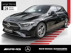 Unilack nachtschwarz Gebraucht 2024 Mercedes A200 AMG Limousine | 31.090 € (Guter Preis)