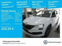 Moonweiß perleffekt Gebraucht 2021 Skoda Karoq SportLine SUV | 30.850 € (Fairer Preis)