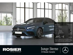 Blau / denimblau Gebraucht 2022 Mercedes CLA250 AMG line Limousine | 27.690 € (Guter Preis)