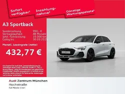 Weiß Neu 2025 Audi A3 Sportback e-tron S-Line Limousine | 47.759 € (Guter Preis)