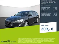 Magneticgrau (metallic) Gebraucht 2019 Ford Focus Titanium Kombi | 17.880 €