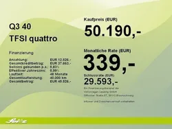 Chronosgrau metallic Gebraucht 2025 Audi Q3 S-Line SUV | 49.690 € (Etwas zu teuer)