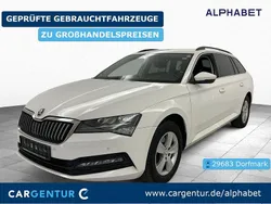 Candy weiss uni Gebraucht 2021 Skoda Superb Ambition Kombi | 19.890 € (Fairer Preis)