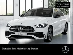 Polarweiß Gebraucht 2023 Mercedes C400 AMG Limousine | 55.450 € (Teuer)