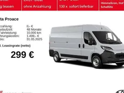 Weiß Neu 2025 Toyota Proace Van | 34.490 € (Superpreis)