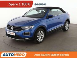 Ravennablau Gebraucht 2020 VW T-Roc Cabriolet Style Cabrio | 23.780 € (Fairer Preis)
