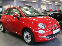 Rot Gebraucht 2016 Fiat 500C Lounge Cabrio | 8.980 € (Fairer Preis)