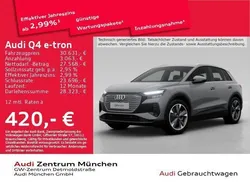 Kieselgrau Gebraucht 2022 Audi Q4 e-tron Basis SUV | 30.631 € (Guter Preis)