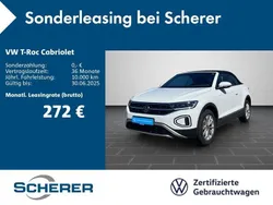 Pure white schwarz Gebraucht 2024 VW T-Roc Cabriolet Style Cabrio | 25.600 € (Superpreis)