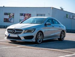 Silber Gebraucht 2014 Mercedes CLA200 AMG line Coupé | 14.900 € (Superpreis)