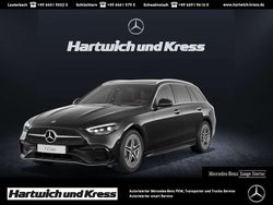 Obsidianschwarz lack Gebraucht 2024 Mercedes C220 AMG Line Premium Kombi | 49.790 €
