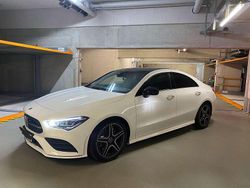 Weiß Gebraucht 2020 Mercedes CLA250 AMG line Limousine | 32.800 € (Etwas zu teuer)