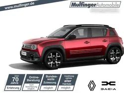 Karmesinrot, dach in schwarz Neu 2025 Renault 4 E-Tech Komfort SUV | 33.100 € (Guter Preis)