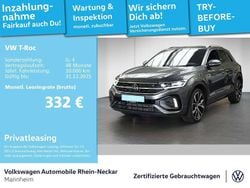 Indiumgrau metallic Gebraucht 2022 VW T-Roc R-line SUV | 23.499 € (Fairer Preis)