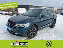 Nightshade blue Gebraucht 2022 VW Tiguan Elegance SUV | 25.940 € (Superpreis)