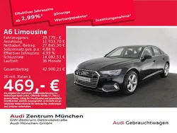 Mythosschwarz metallic Gebraucht 2023 Audi A6 Sport Limousine | 39.779 € (Guter Preis)