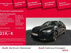 0e mythosschwarz metallic (metallic) Gebraucht 2024 Audi S3 Ambiente Limousine | 47.250 € (Etwas zu teuer)