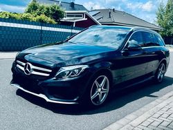 Schwarz Gebraucht 2016 Mercedes C220 AMG line Kombi | 13.199 € (Etwas zu teuer)