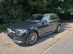 Schwarz Gebraucht 2021 Mercedes GLC400d AMG line SUV | 41.900 € (Superpreis)