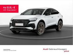 Weiß (gletscherweiß metallic) Gebraucht 2025 Audi Q4 Sportback e-tron S-Line SUV | 52.381 € (Teuer)
