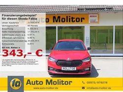 Rot Gebraucht 2024 Skoda Fabia Monte Carlo Limousine | 21.690 € (Fairer Preis)
