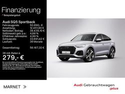 Florettsilber metallic Gebraucht 2022 Audi SQ5 Sportback Ambiente SUV | 50.890 € (Guter Preis)