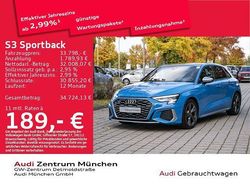 Turboblau Gebraucht 2023 Audi S3 Design Limousine | 33.798 € (Superpreis)
