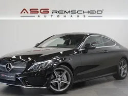 Schwarz Gebraucht 2016 Mercedes C200 AMG line Coupé | 25.890 € (Etwas zu teuer)