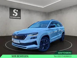 Moonweiss metallic Gebraucht 2023 Skoda Karoq SportLine SUV | 36.980 € (Teuer)