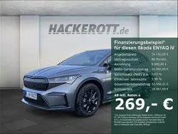 Grau Gebraucht 2022 Skoda Enyaq iV SportLine SUV | 35.450 € (Guter Preis)