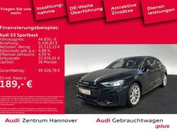 0e mythosschwarz metallic (metallic) Gebraucht 2024 Audi S3 Ambiente Limousine | 44.850 €