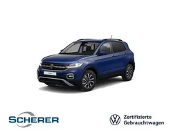 Reef blue metallic (metallic) Gebraucht 2021 VW T-Cross Active SUV | 21.900 € (Fairer Preis)