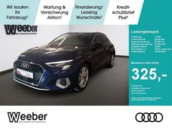 Navarrablau (metallic) Gebraucht 2024 Audi A3 Sportback e-tron Ambiente Limousine | 32.630 € (Fairer Preis)