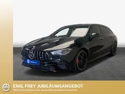 Kosmosschwarz metalliclack Gebraucht 2020 Mercedes CLA45 AMG Shooting Brake AMG Kombi | 50.555 € (Teuer)