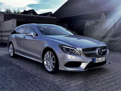 Grau Gebraucht 2015 Mercedes CLS350 AMG line Kombi | 35.000 €