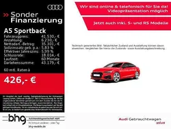 Rot Gebraucht 2022 Audi A5 Sportback S-Line Limousine | 41.530 € (Etwas zu teuer)