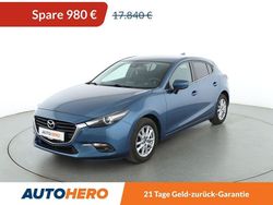 Blau Gebraucht 2018 Mazda 3 Exclusive-Line Limousine | 16.860 € (Etwas zu teuer)