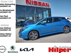 Vivid blue (metallic) Gebraucht 2021 Nissan Leaf Acenta Kleinwagen | 14.890 € (Fairer Preis)
