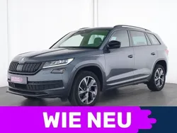 Quarz grau Gebraucht 2021 Skoda Kodiaq SportLine SUV | 35.977 € (Fairer Preis)