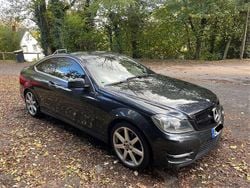 Schwarz Gebraucht 2012 Mercedes C180 AMG line Coupé | 9.999 € (Superpreis)