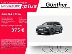Grau Gebraucht 2025 Audi Q4 e-tron S-Line SUV | 40.500 € (Teuer)