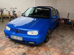 Blau Gebraucht 1999 VW Golf Cabriolet Cabrio | 2.600 € (Fairer Preis)