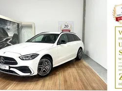 Weiß Gebraucht 2023 Mercedes C300e AMG line Kombi | 40.200 € (Guter Preis)