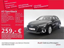 Brillantschwarz Gebraucht 2022 Audi A3 Sportback e-tron Advanced Plus Limousine | 26.973 € (Etwas zu teuer)